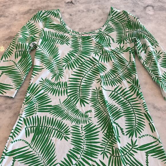 Persifor Palm Print Dress - Picture 3 of 5